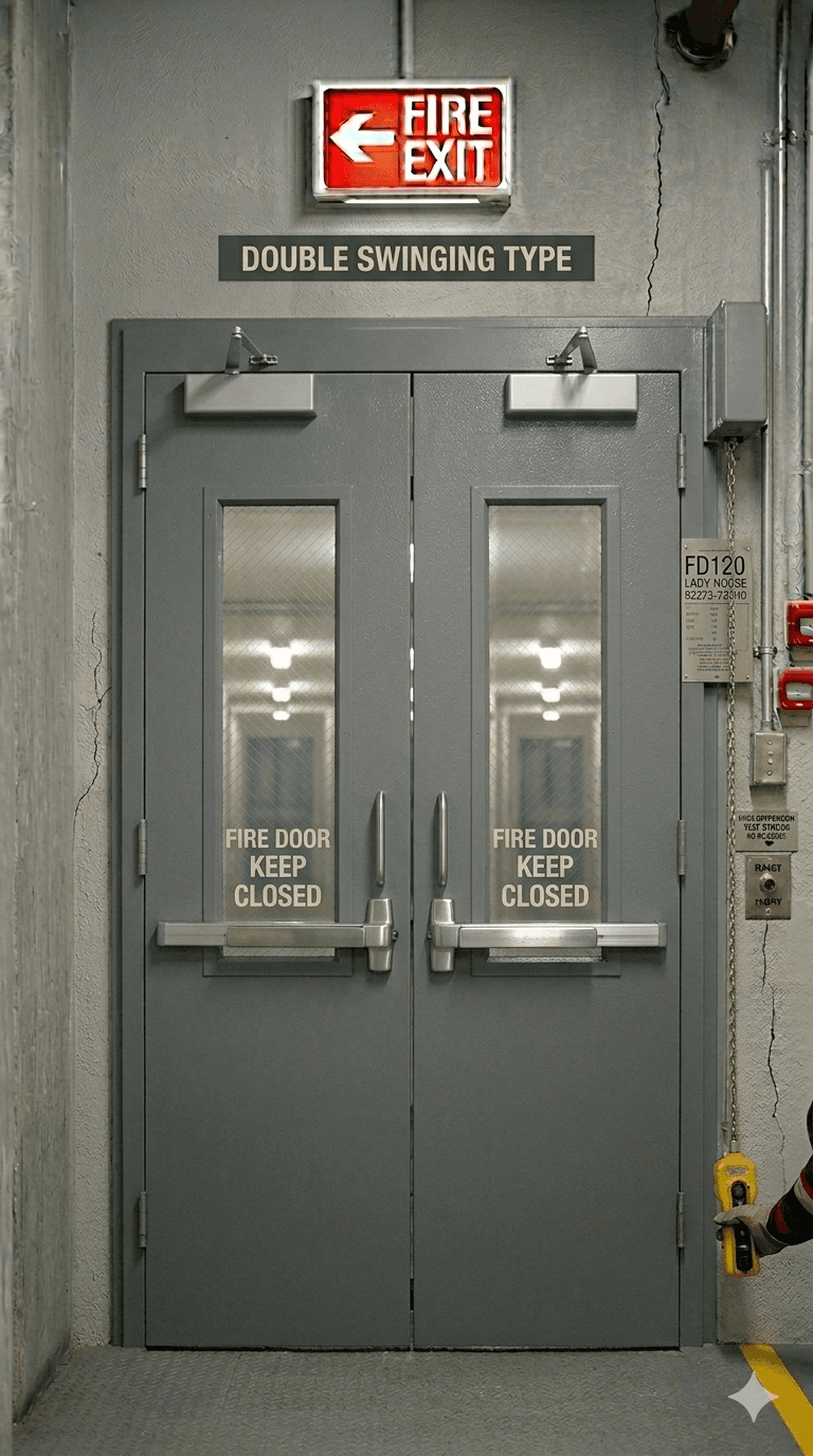Fire door installation